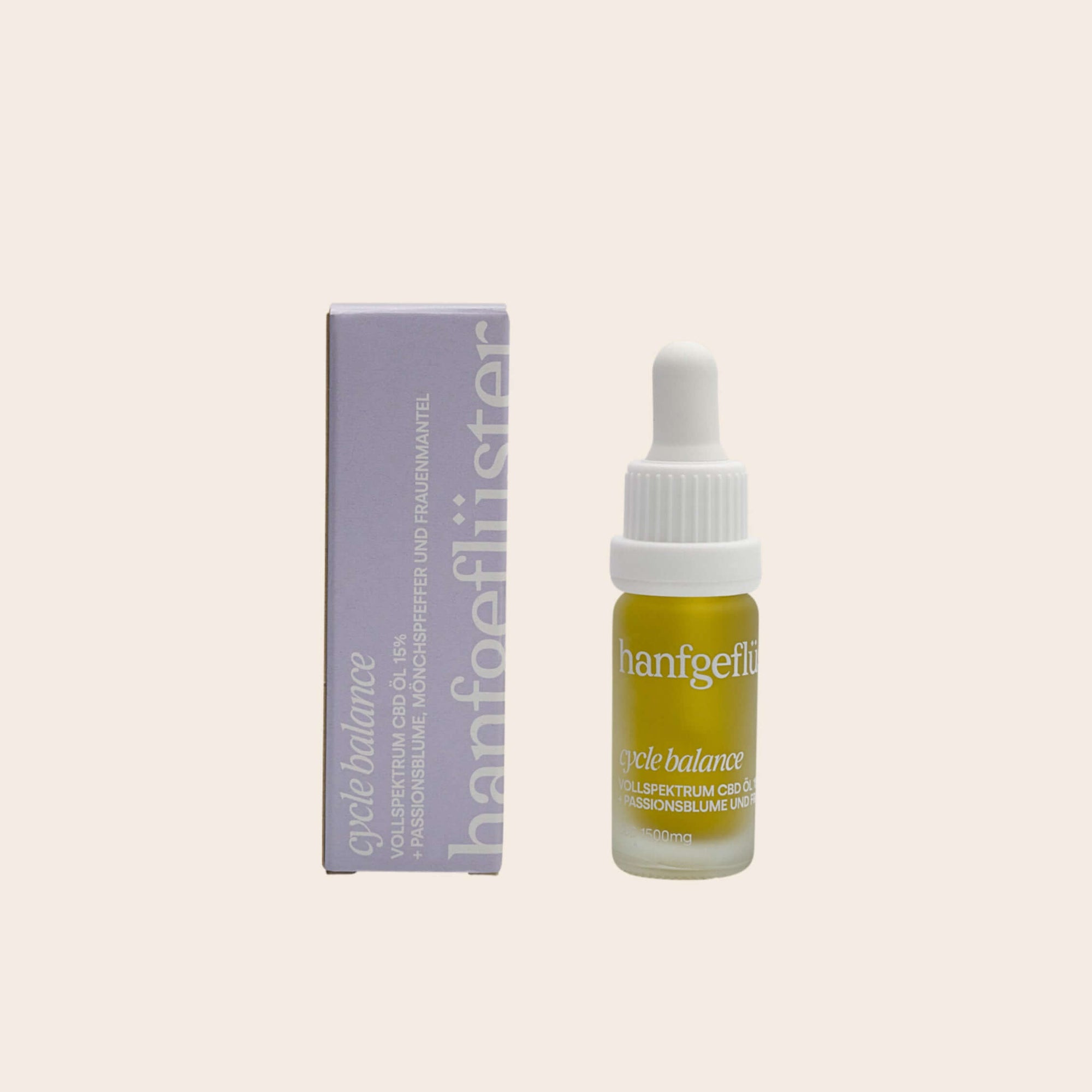 Hanfgeflüster Cycle Balance CBD Öl Freisteller