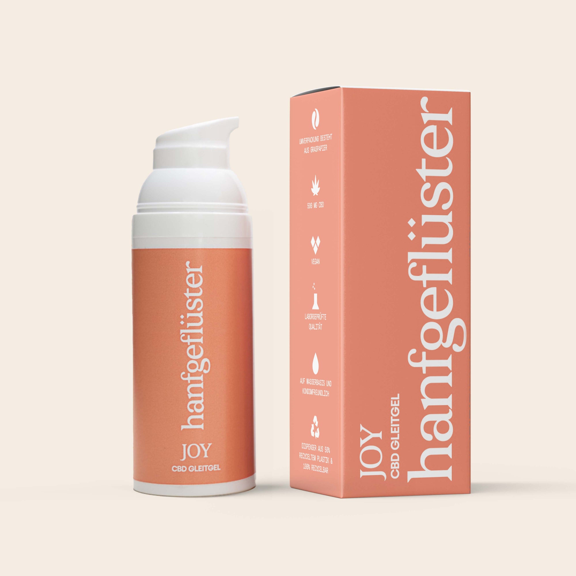 Hanfgeflüster Joy CBD Gleitgel Freisteller