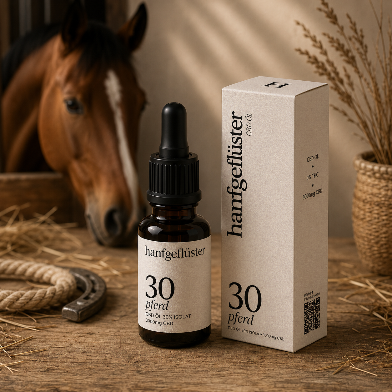 CBD Öl für Pferde 30%
