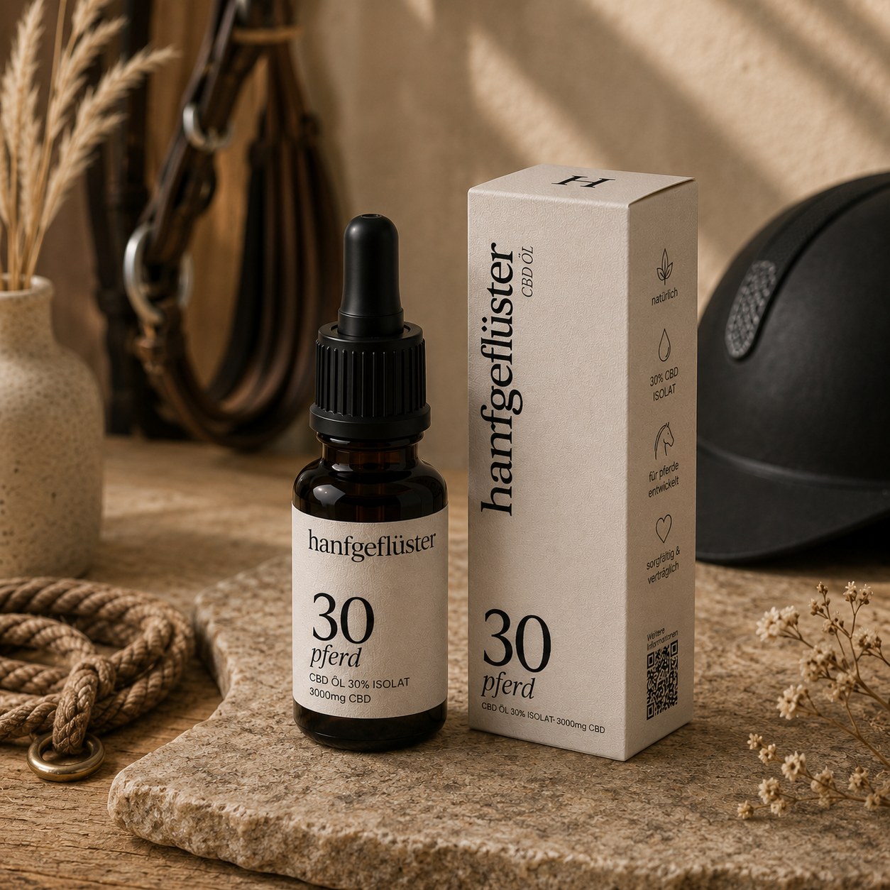 CBD Öl für Pferde 30%